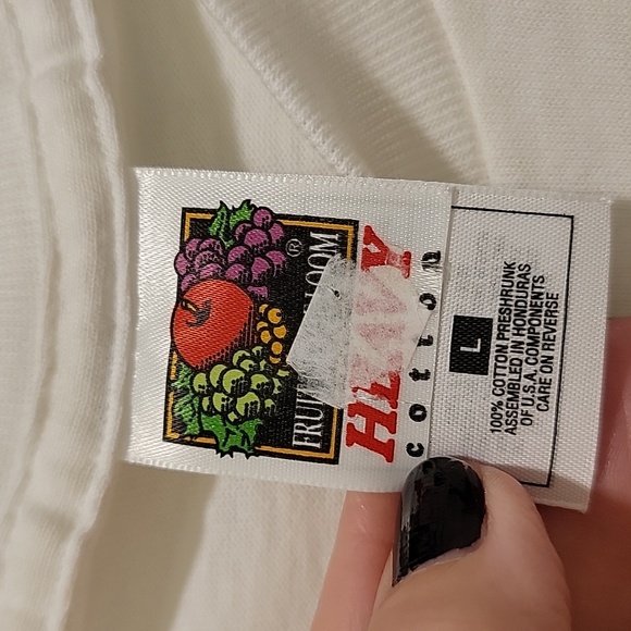 Haight Ashbury White Graphic T-Shirt Size Large NWOT - Picture 3 of 5